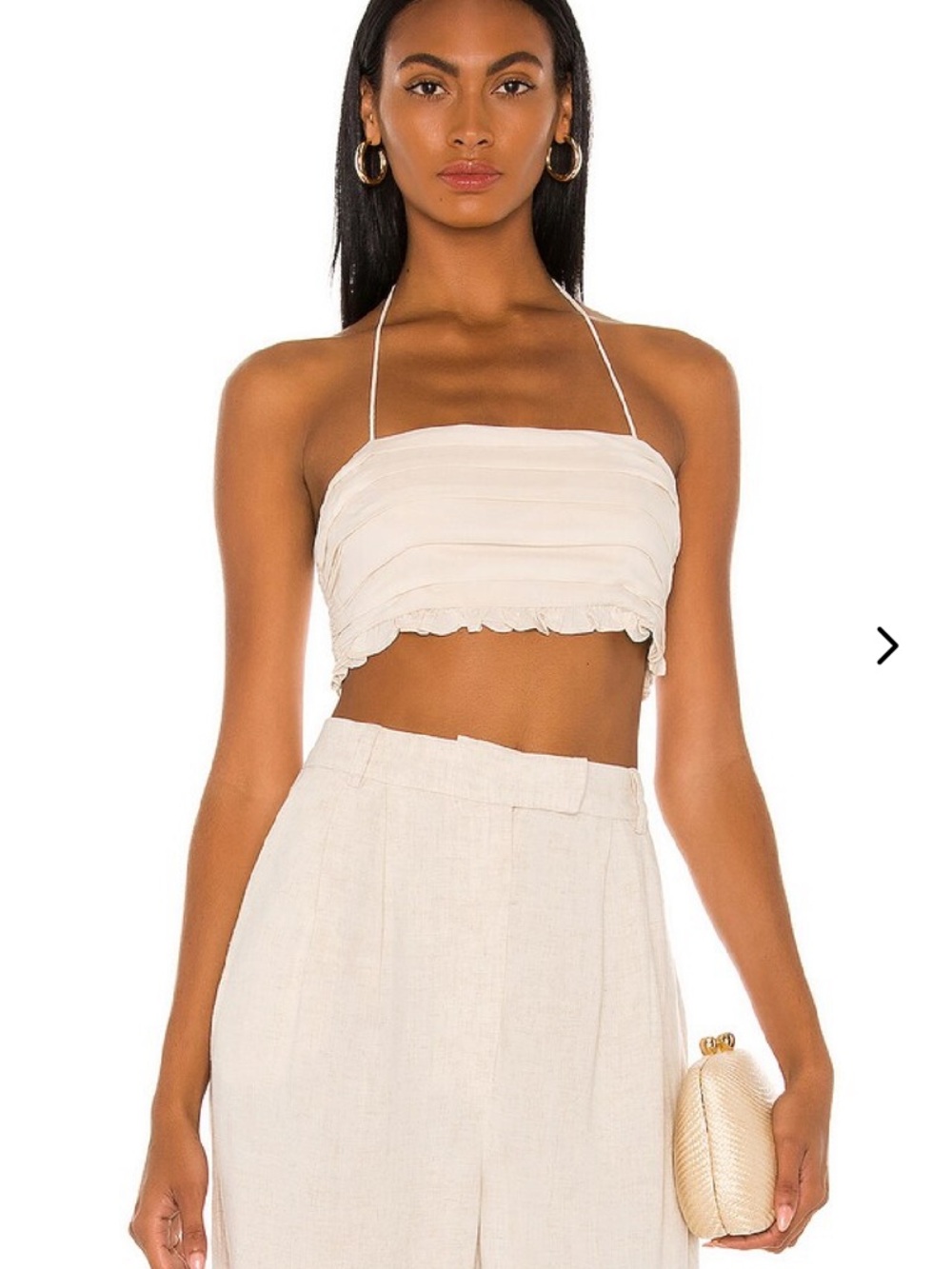 Lovers and Friends Sylvie top in White Sugar
